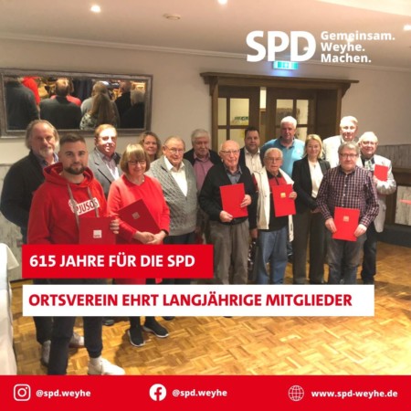 Ehrungen SPD